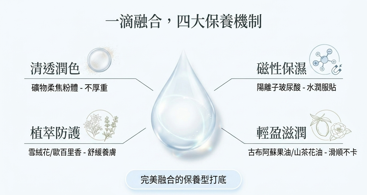 雪絨花清透素顏乳 (50ml)